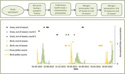 The Effect of Seasonal Priming on Specific Inhalation Challenges With Birch and Grass Allergen Among Persons With Allergic Rhinitis